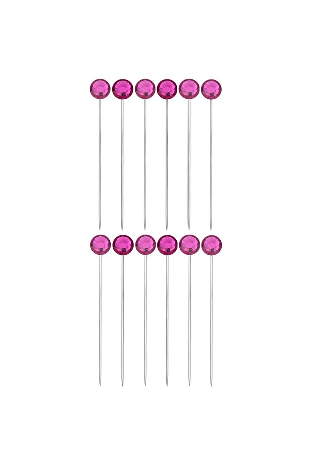 12 إبرة وشاح أرجوانية