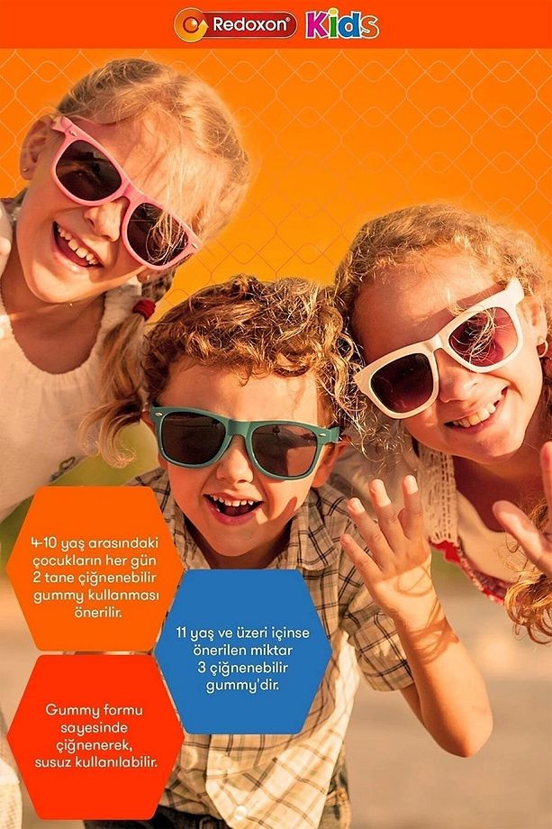 Kids 60 Çiğnenebilir Gummy I Çocuklar İçin C Vitamini, D Vitamini Ve Çinko - 4