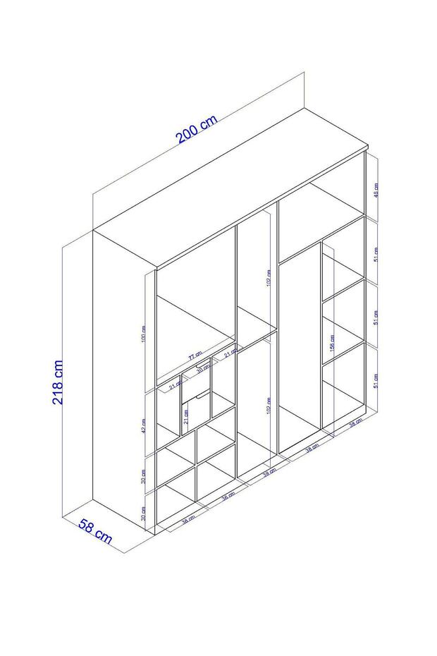 Antik 200'lük Gardırop - 5