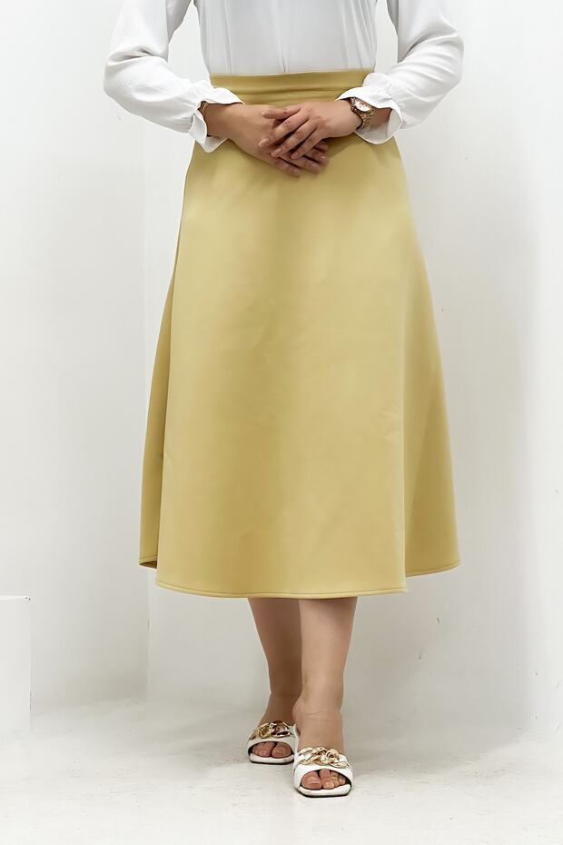 Fusta lungă de scuba cu fermoar - 4