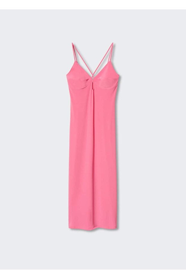 Cut Out Detaylı Elbise - 3