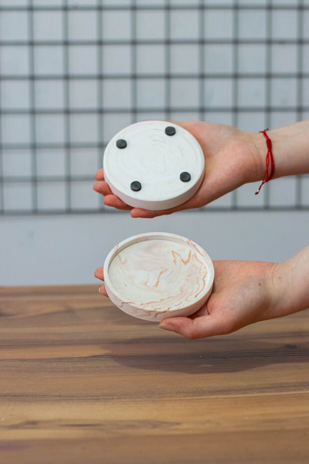 طقم قاعدة أكواب مكون من قطعتين - 2