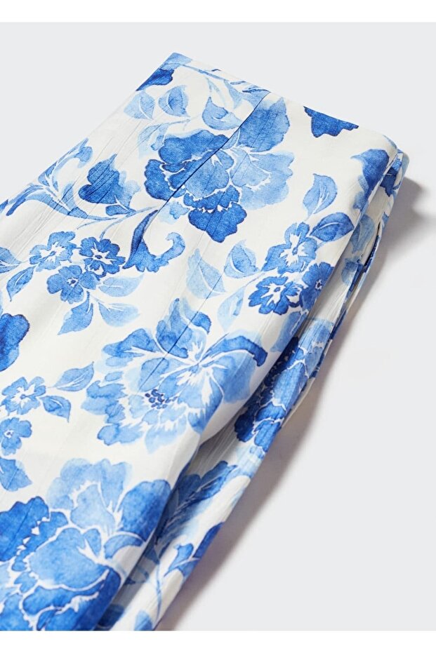 Çiçekli Palazzo Pantolon - 7