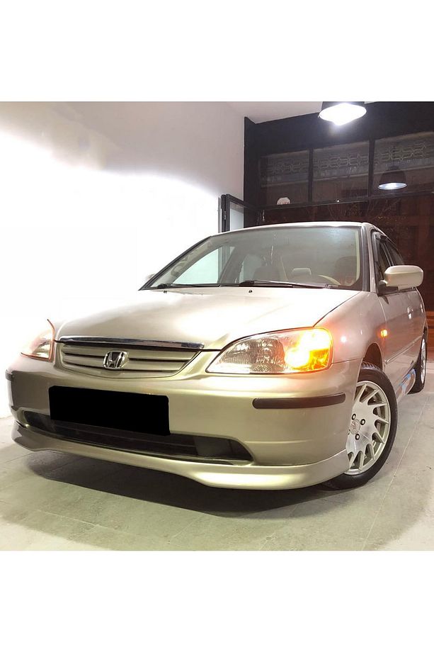 Honda Civic Vtec2 2001-2004 Makyajsız Kasaya Uyumlu Boyasız Plastik Typer Ön Ek - 2