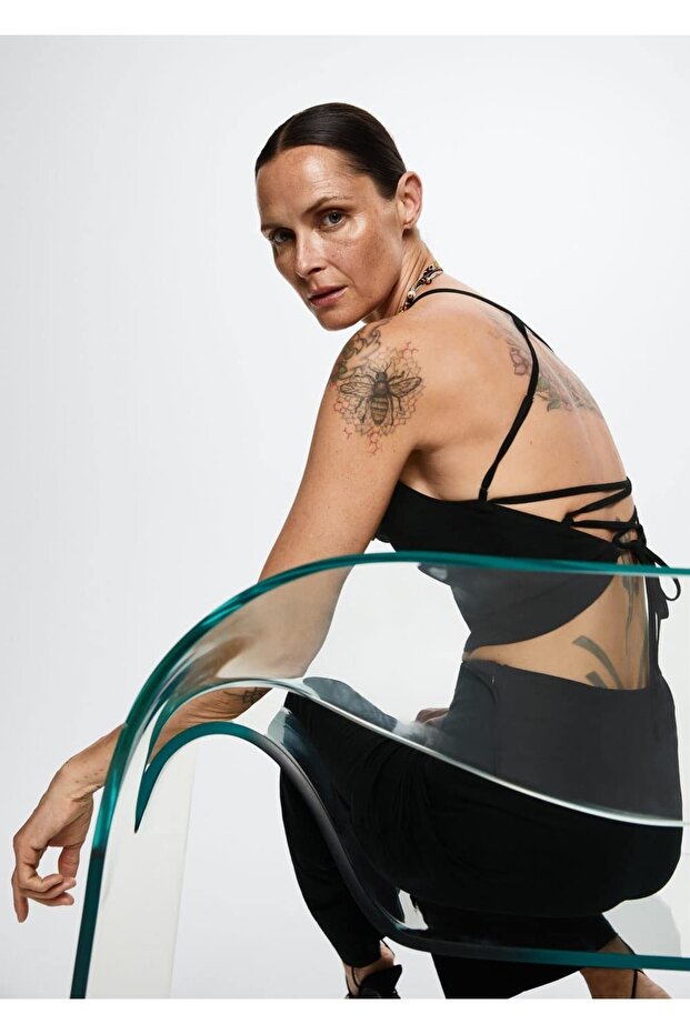 Sırtı Anvelop Kesim Bluz - 6