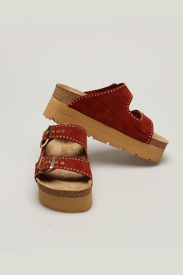 Nesren Slipper Mantar Taban Hakiki Süet Deri Terlik - 3