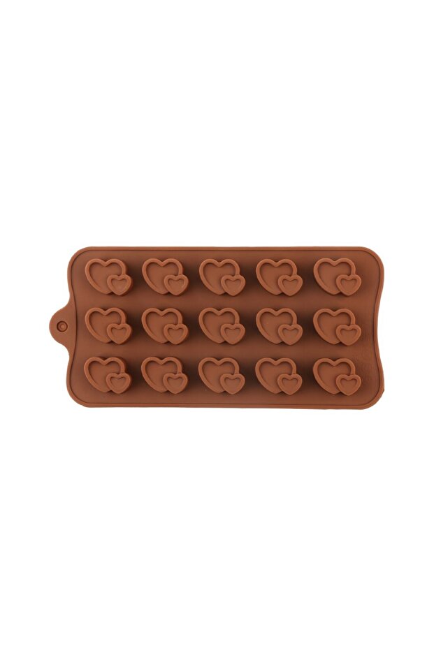 Heart Chocolate Silicone Mold 15 Pieces