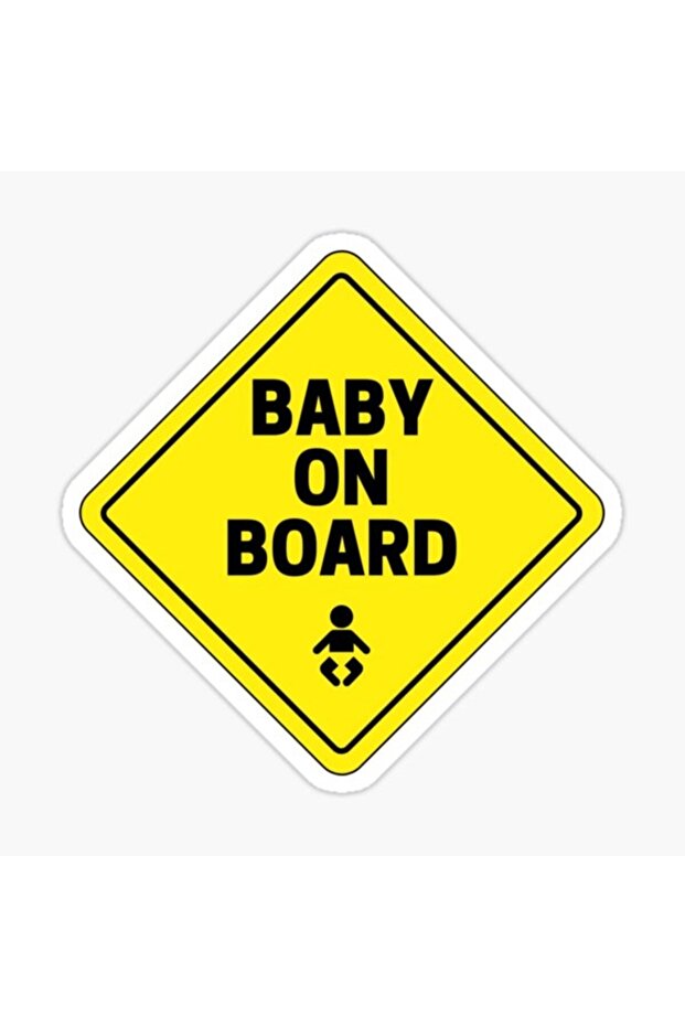 There's a baby in the car Baby On Board Sticker Sticker 19CM md15
