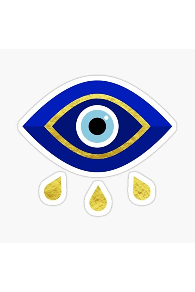 Evil Eye Bead Sticker Wall 18cm Paste Sticker MD8