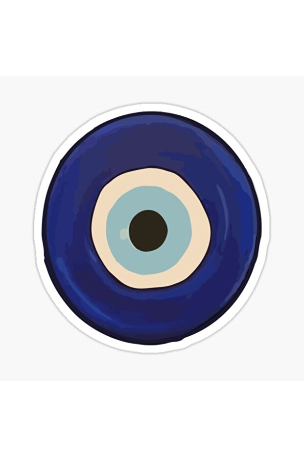 18cm Evil Eye Bead Sticker Car Wall Sticking Label Mf10