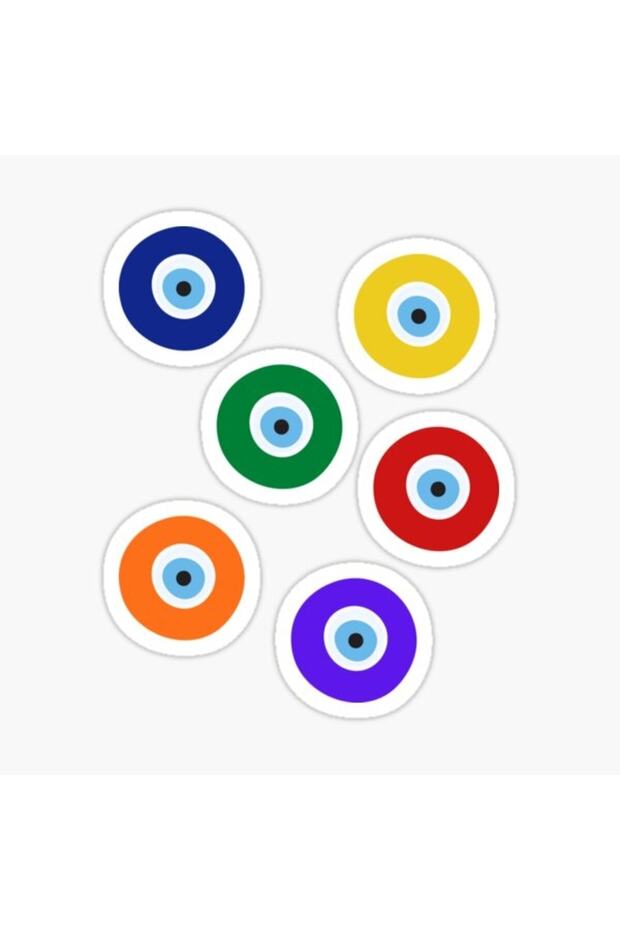 Evil Eye Bead Paste Sticker Sticker Wall 18cm Md14