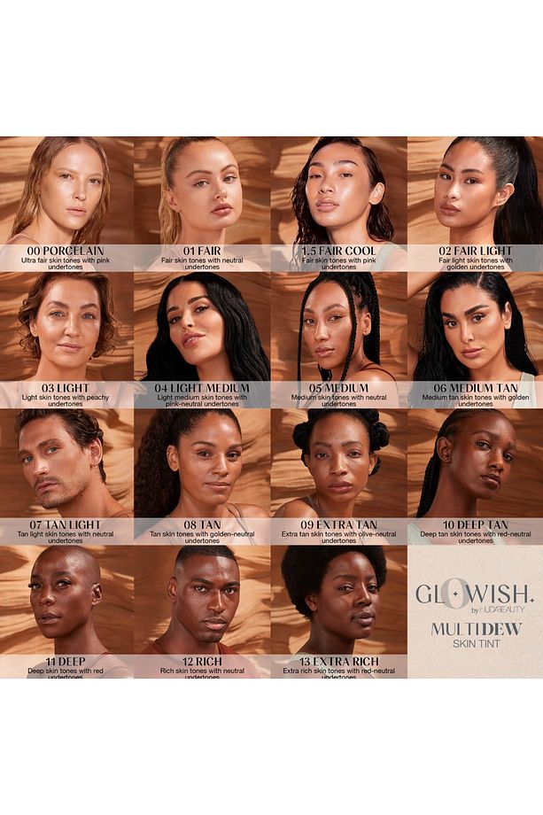 GloWish Multidew Vegan Skin Tint Foundation 40 ml - 5