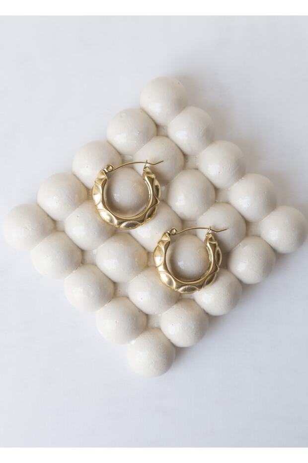 Çelik Halka Küpe - 1