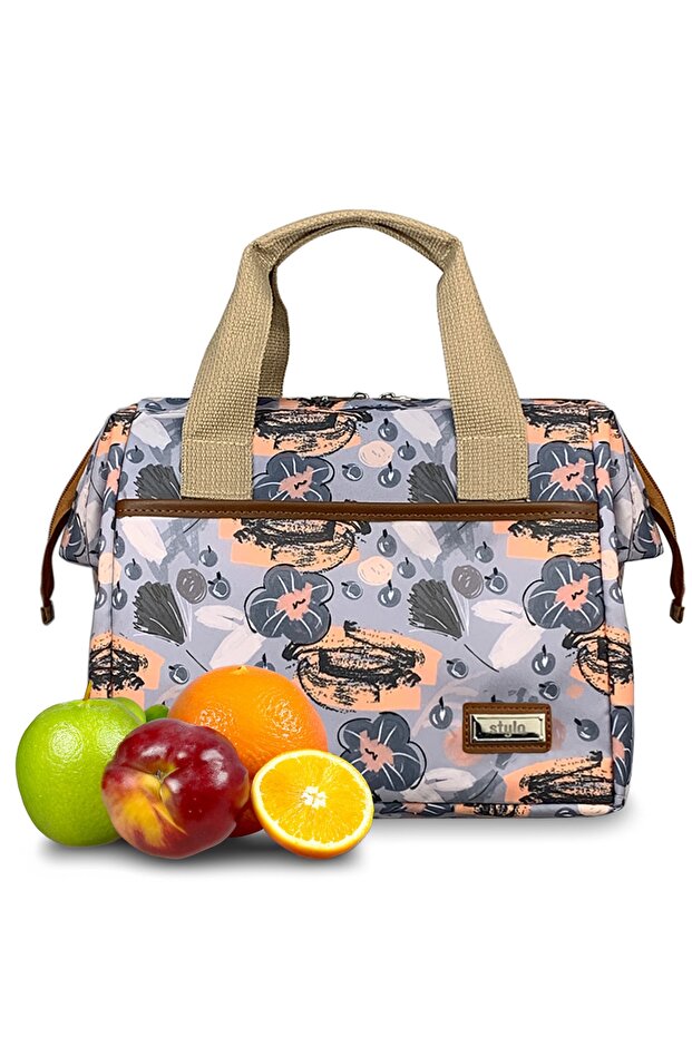 Beach Geniş Kapasiteli Termal El Çantası - Çiçek - 2