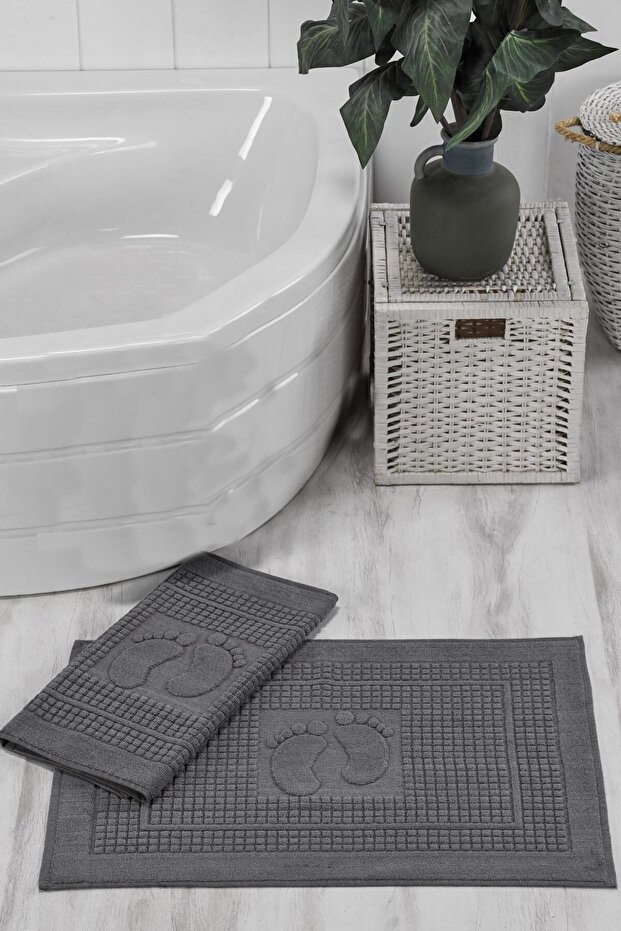2 Pieces 260Gr Foot Towel - Mat