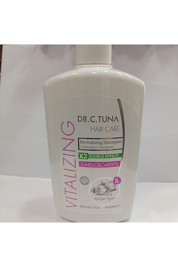 dr.c. tuna vitalizing sarımsaklı ve capixyl koparak dökükmeye karşı şampuan - 1