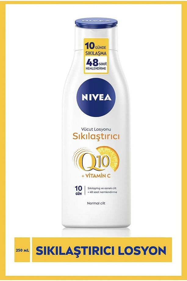 Q10 Vitamin C Sıkılaştırıcı Vücut Losyonu 250ml, Vücut Nemlendirme,10 Günde Sıkılaşma - 2