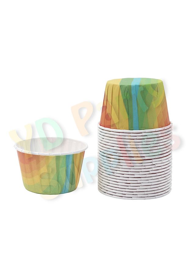 Muffin Kek Kalıbı Pastel Renkler 25 Adet 50x39 - 4