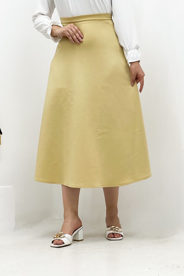 Fusta lungă de scuba cu fermoar - 5