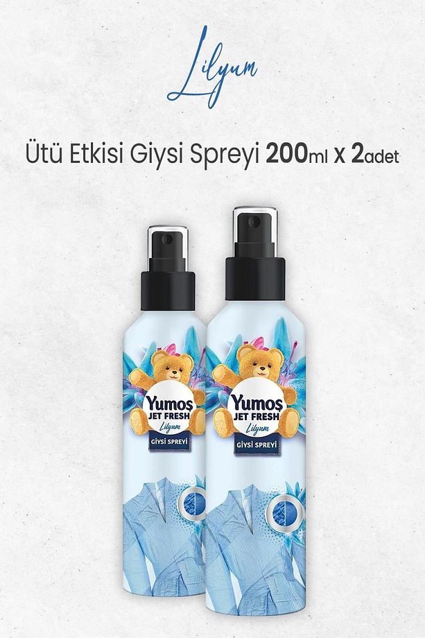 Jet Fresh Ütü Etkisi Giysi Spreyi Lilyum 200 ml x 2 Adet - 1