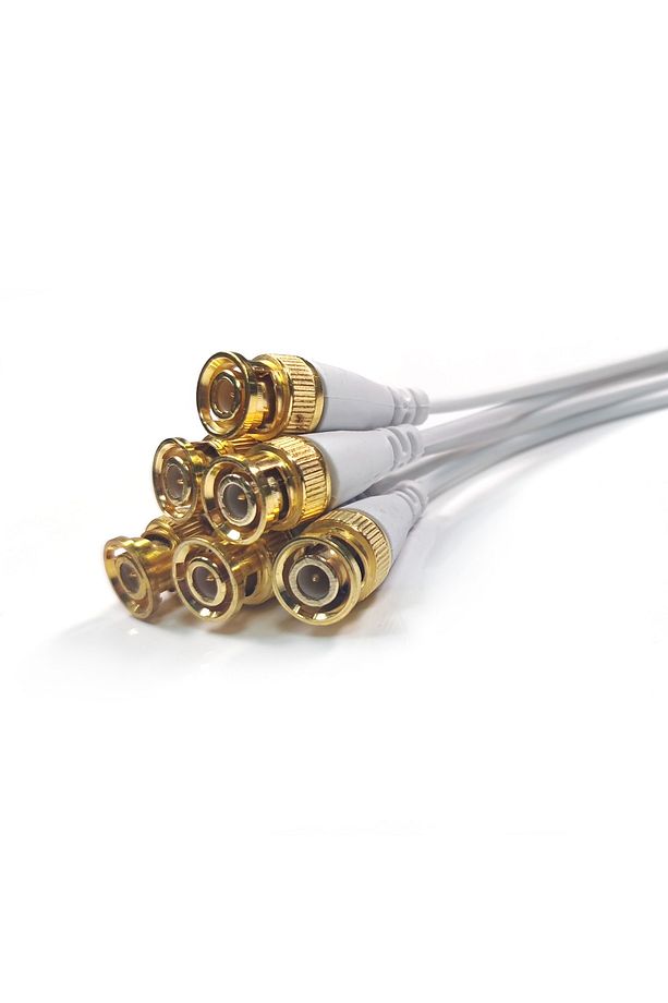 2x Kablolu Bnc Konnektör Ve 1x Power Jak Cctv Güvenlik Kamerası Için - 3