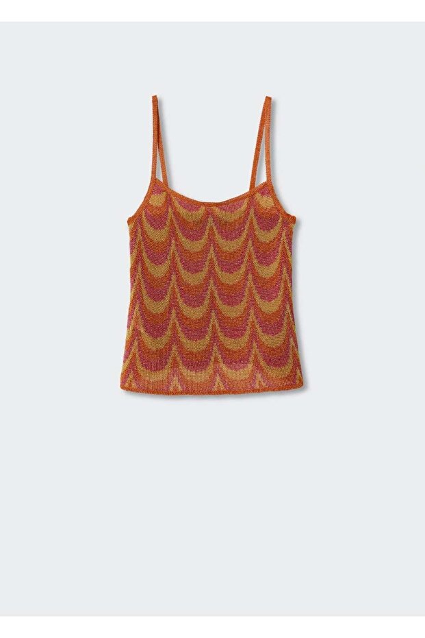 Desenli Triko Bluz - 3