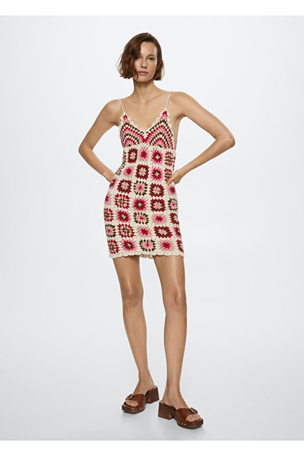 Kroşe Pamuklu Elbise - 2