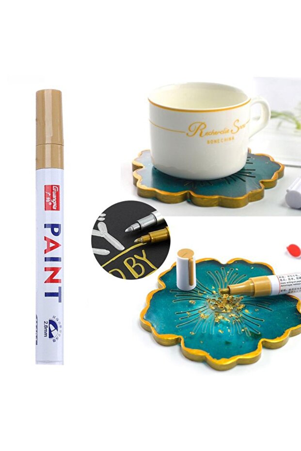 Epoxy Foil Pen Paint Marker Gold