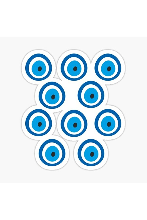 18CM عين الشر حبة ملصق الجدار ملصق سيارة الترابط M17