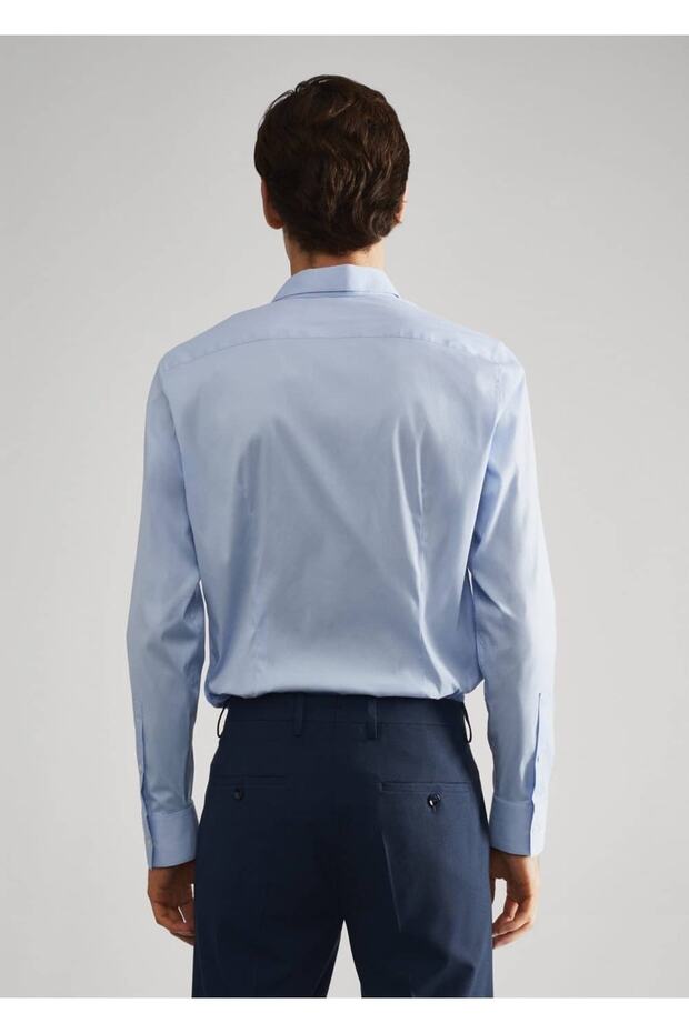 Süper Slim Fit Gömlek - 4