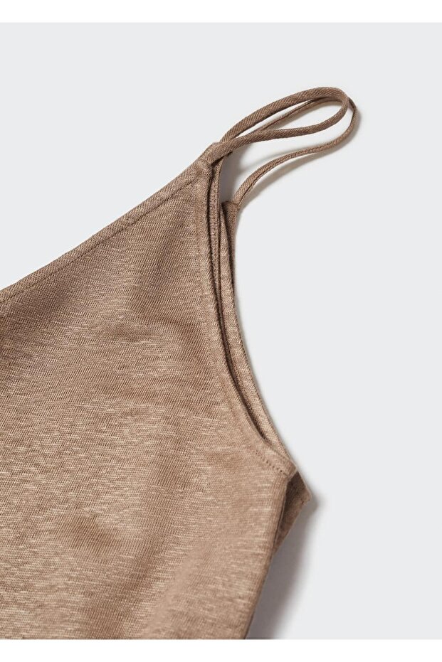 Askılı keten üst - 5