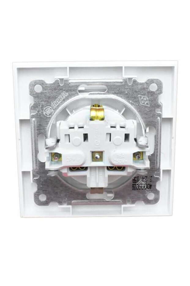 Karea Topraklı Priz (BEYAZ) - 2