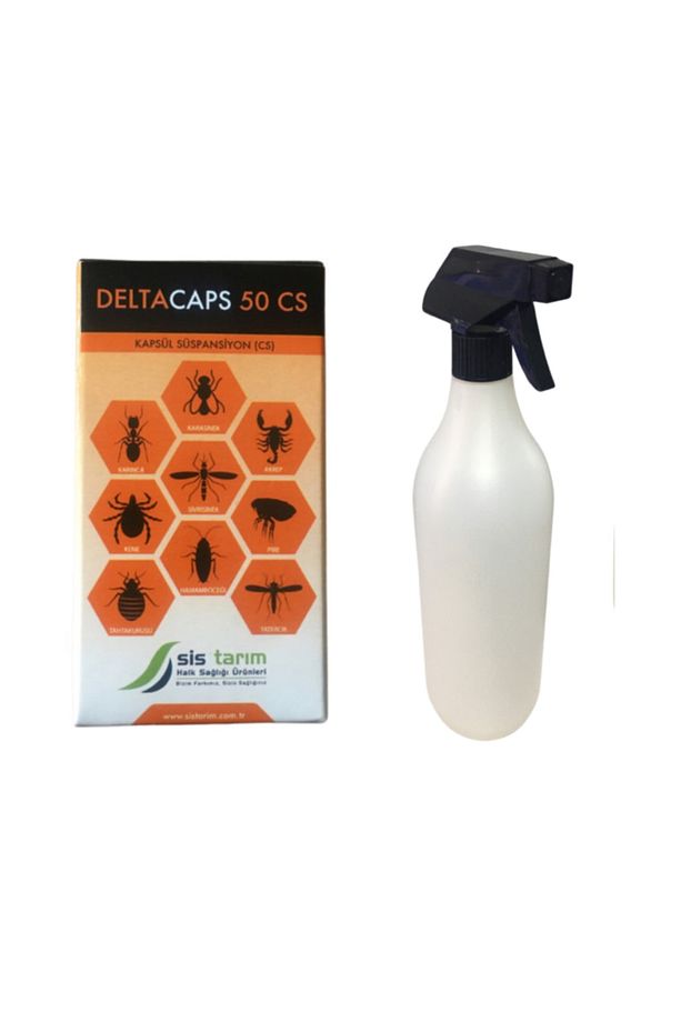Uyuz Ilaçlama Seti / Deltacaps 50cs / 1000ml Fısfıs Sprey Püskürtücü - 3