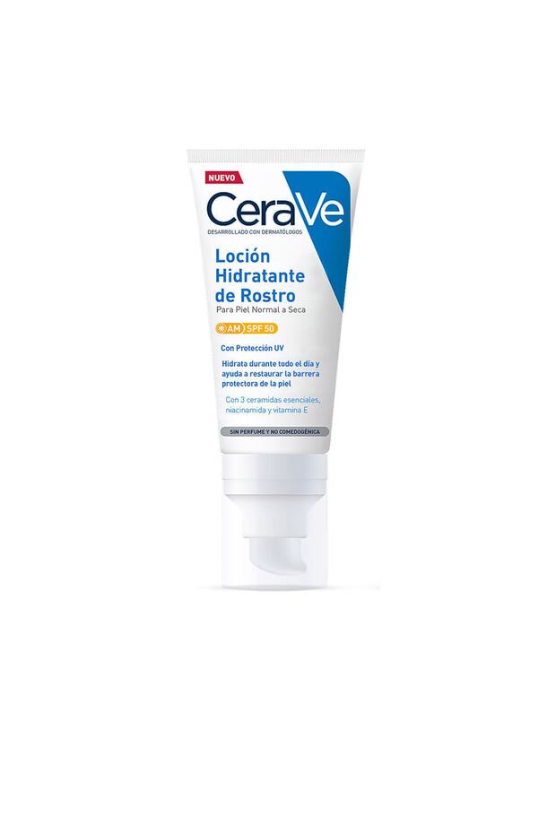 Cerave 52 ml facial moisturizing lotion spf50 for normal and dry skin