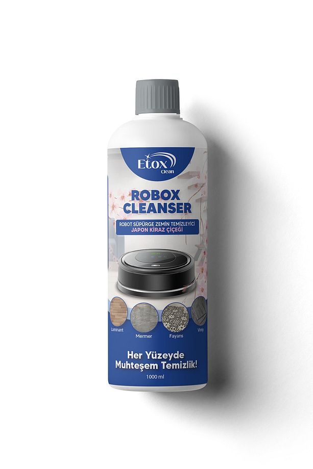 Robox Cleanser Robot Süpürge Deterjanı Japon Kiraz Çiçeği Kokulu Mucizevi Temizlik 1000 ml - 1