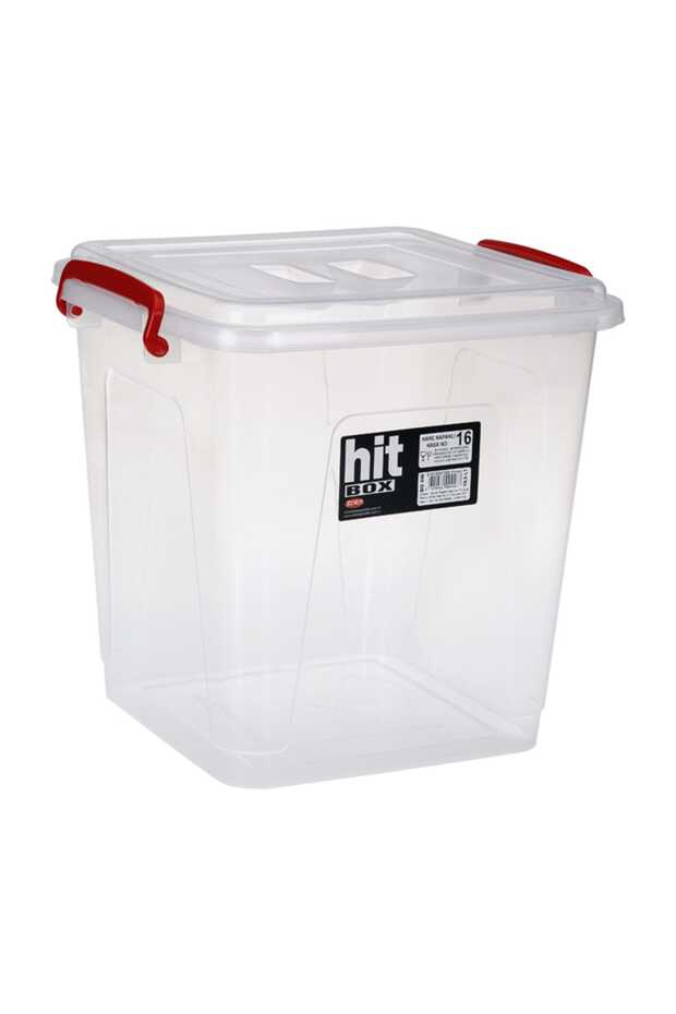 Storage Box 19.5 Liter Food Box Square Lid Case Suitable for Food No:16 - Bo446
