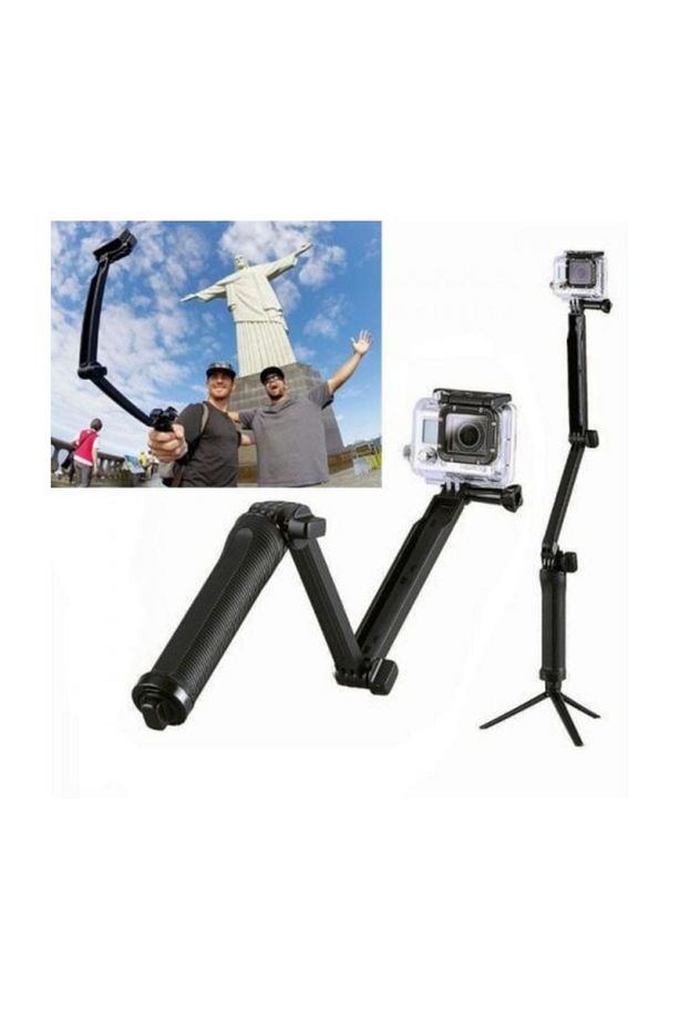 EKEN H9 H9R H8R V8s 3 Yollu Monopod 5GPRAFAEM001 3 Way Selfie - 3