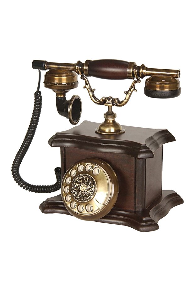 Konak Ceviz Ahşap Telefon - 1