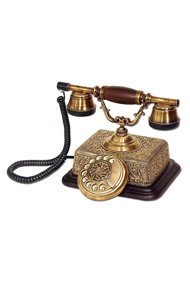 Şato Eskitme Ahşap Telefon - 1