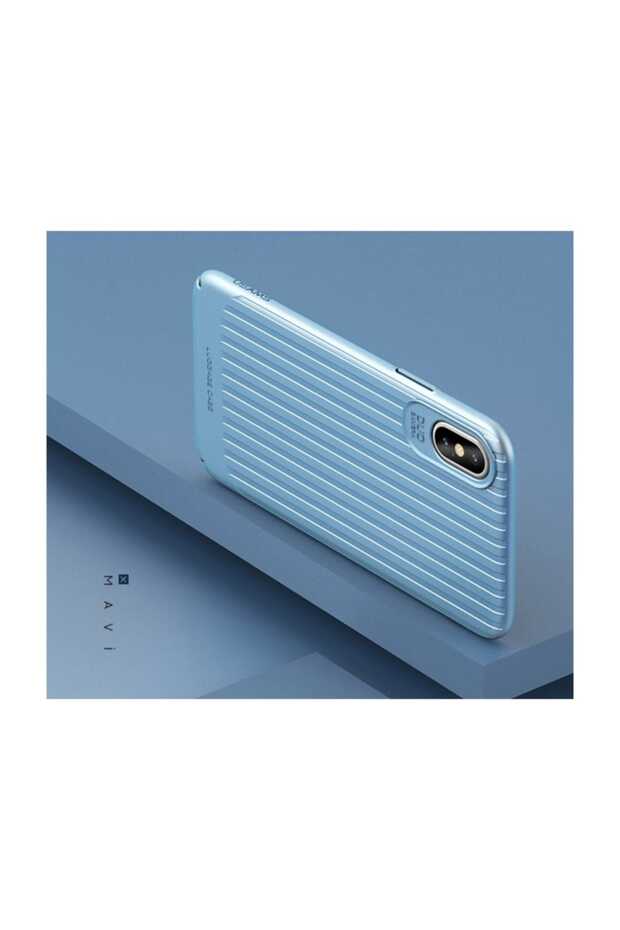Usams İphone X Xs Ultra Slim Fit Koruma Pc Kılıf MAVİ - 1