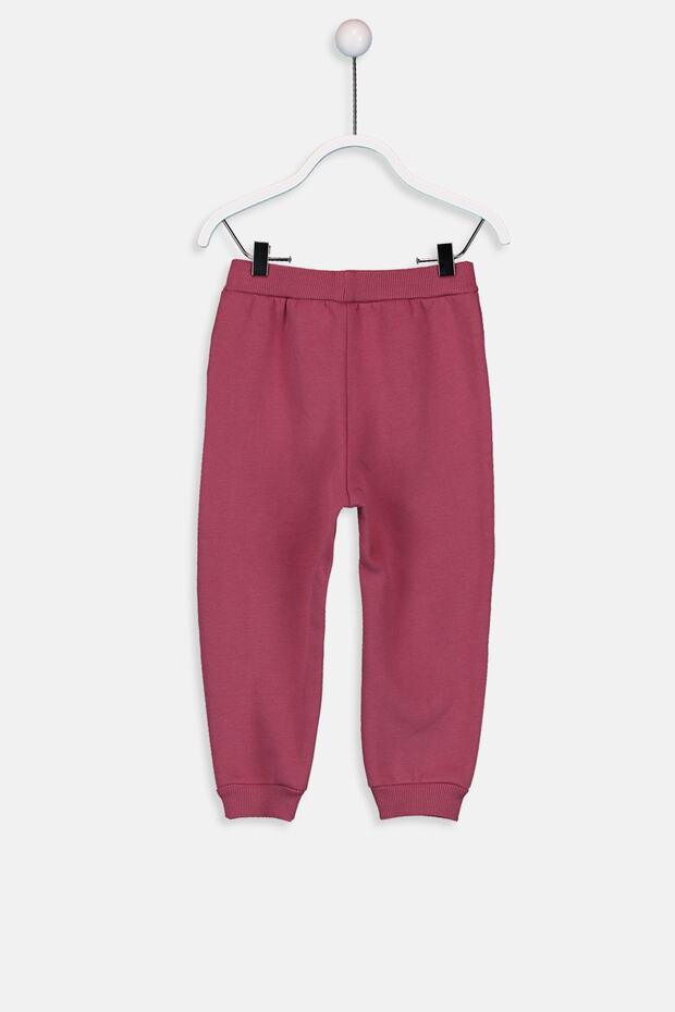 Baby Girl Camel Hair Melange D3C Trousers