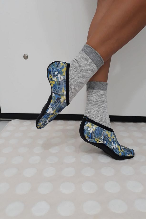 Çiçekli Unisex Patik svn10-10 - 4