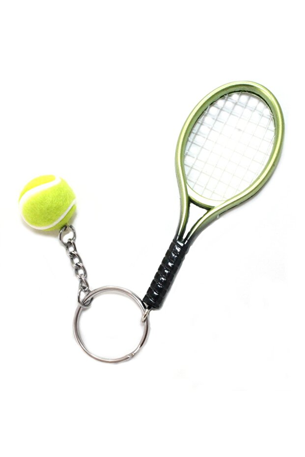 3 BTERA3 Tennis Racket Keychain
