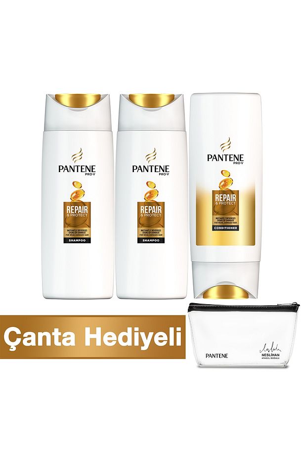 Seyahat Seti (90 ml  Şampuan*2 + Saç Kremi) (Çanta Hediyeli) - 1