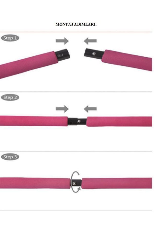 Squat Pilates Jimnastik Egzersiz Çubuğu Portable Studio Squat Barı - 3