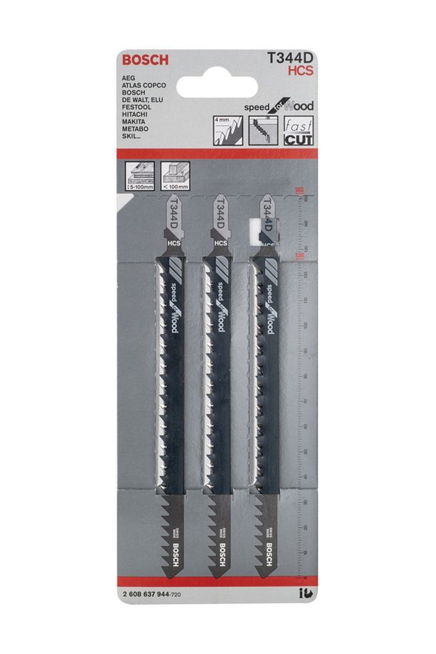 T 344 D Speed For Wood 3'Lü Dekupaj Testeresi Bıçağı - 2