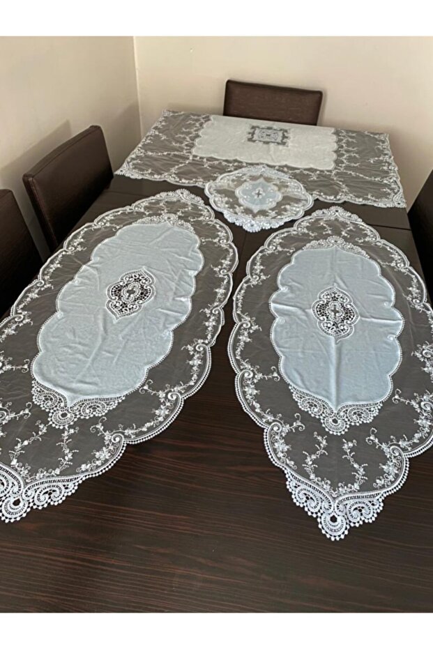 5 Parça Kadife Salon Takımı - 1