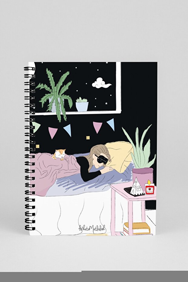 Gift - N049 A5 Design Spiral Notebook - Sweet Dreams