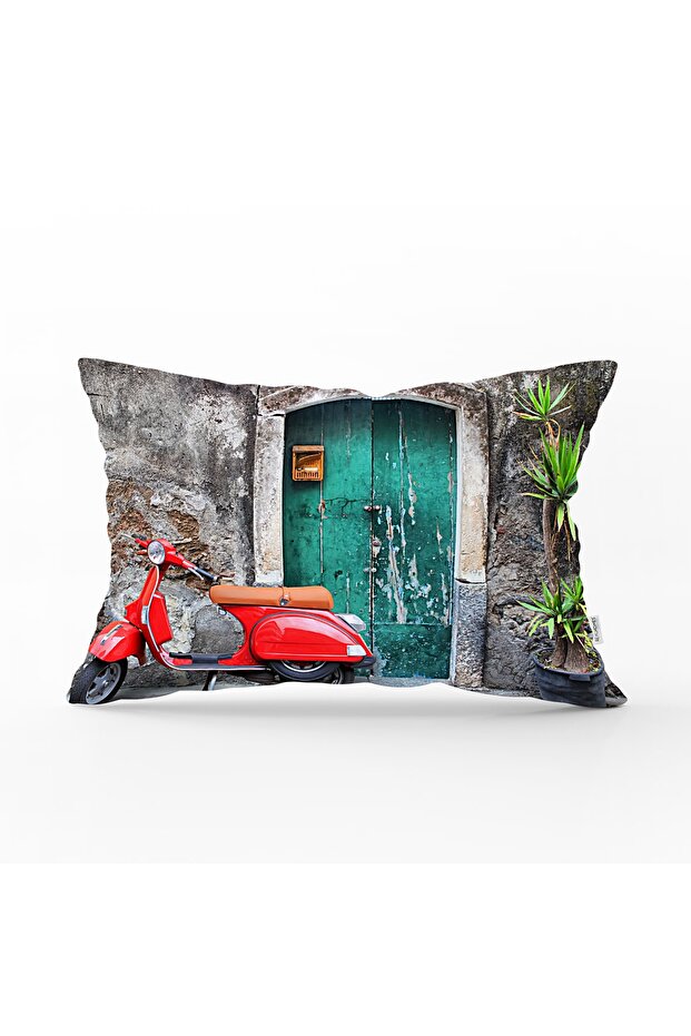 غطاء وسادة مستطيلة مطبوعة رقمية - 1