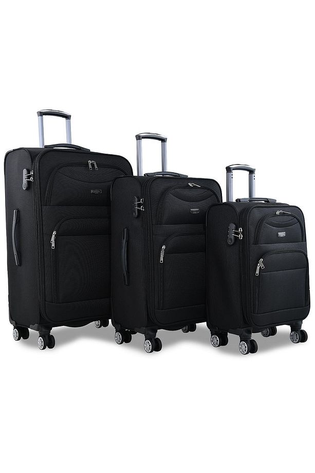 Siyah Unisex 3'Lü Valiz Seti Fsl010Set - 1